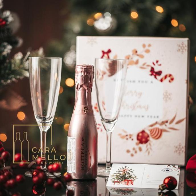 Terlaris Christmas Hamper Wine - Mini Bottega Set - Caramello Premium Gift