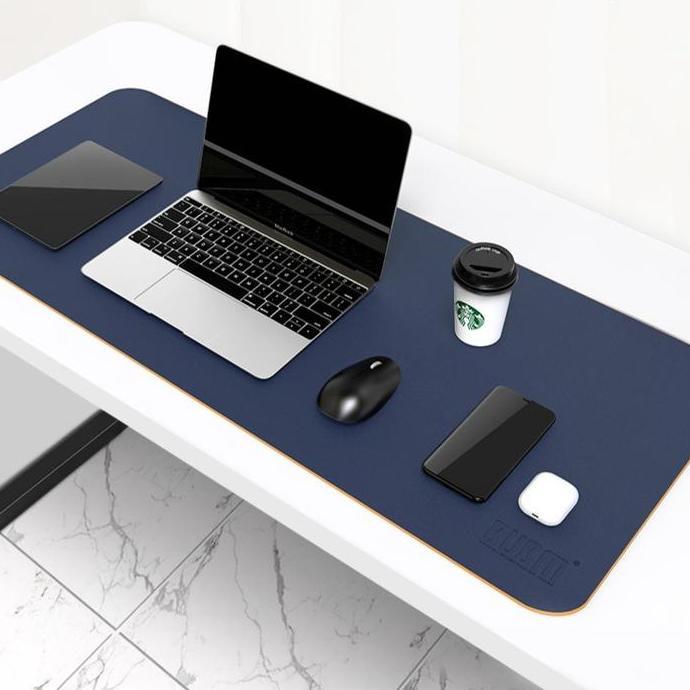 Triple W 120x60cm Leather Mousepad Desk Mat Mouse Pad Double Side Terlaris