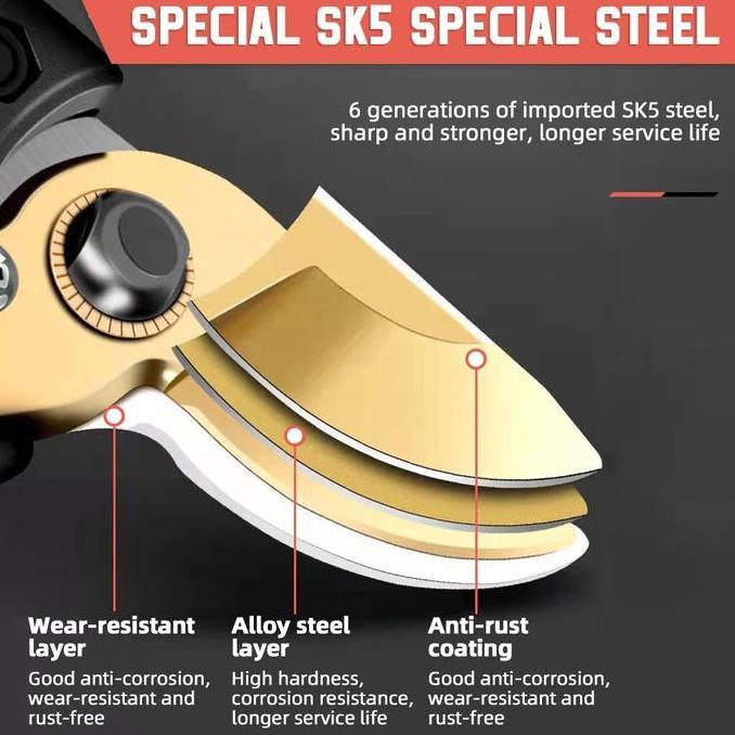 Ytta- Gunting Dahan / Ranting Bunga Tanaman / Pvc - Gunting Kebun & Taman Sabit  Sawit Arit  Serabut