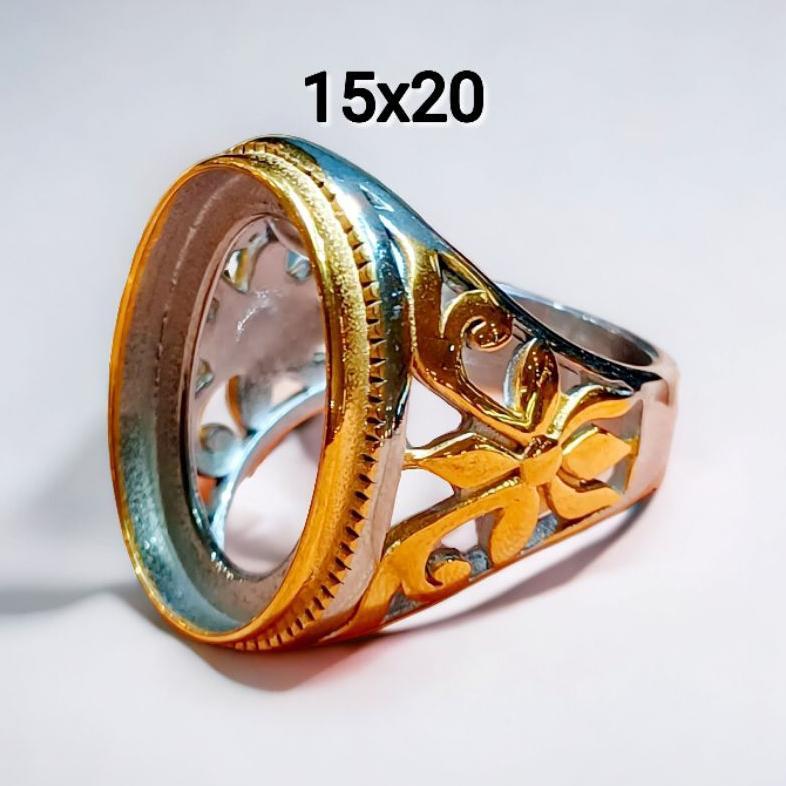 Cute- Cincin Emban Ring 15X20 Titanium