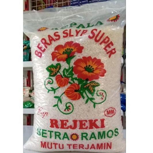 Beras 5 kg cap Bunga Bogor
