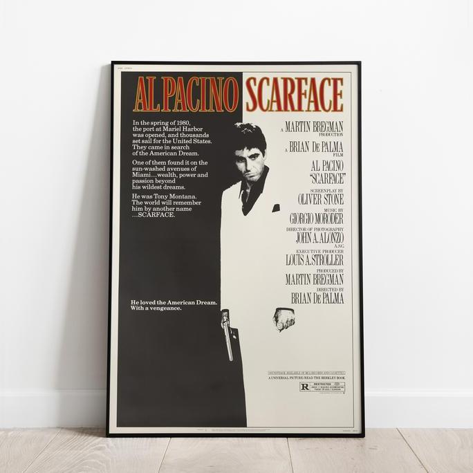 Poster Film Scarface Frame Blok