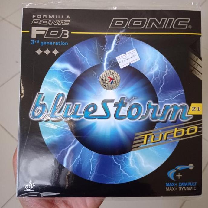 BEBAS ONGKIR - KARET TENIS MEJA DONIC BLUESTORM Z1 TURBO ORIGINAL