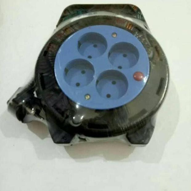 Yxrj- Kabel Roll Terminal Colokan Listrik 4 Lubang Type 15 Panjang Kabel 10 Meter