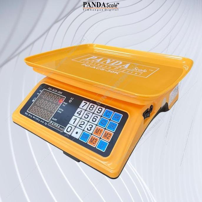 Yxyg- Timbangan 30Kg Timbangan Digital Buah Laundry Ikan Ayam Daging Meja Acs 30 Kg Panda Scale