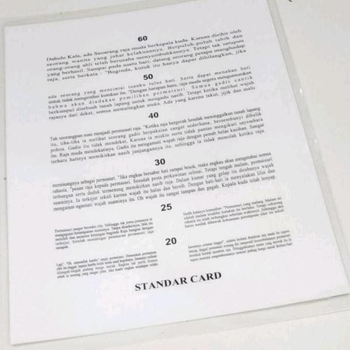 Toypuy- Kartu Jaeger/Reading Card