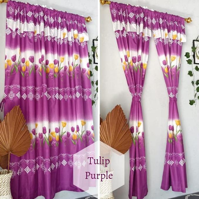 Romx- Korden Gorden Jendela Maupun Pintu Kamar Bahan Katun Tebal Dan Halus Ukuran 1X2 Meter
