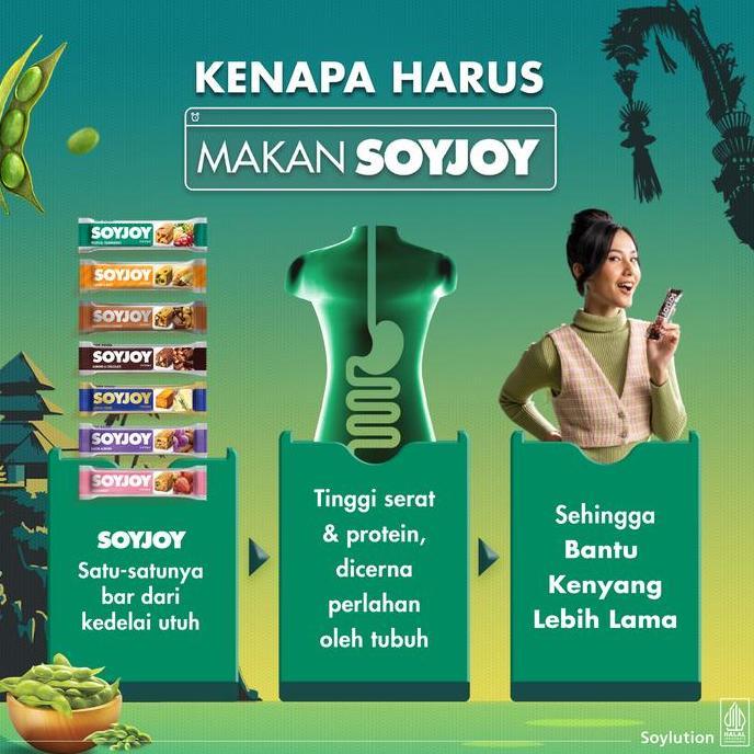SOYJOY Snack Bar Kedelai All Variant - 12 Bar