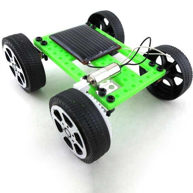 Toypuy- Cod Mainan Edukasi Mobil Mobilan Anak Laki Tenaga Solar Cell Panel Surya Matahari Unik
