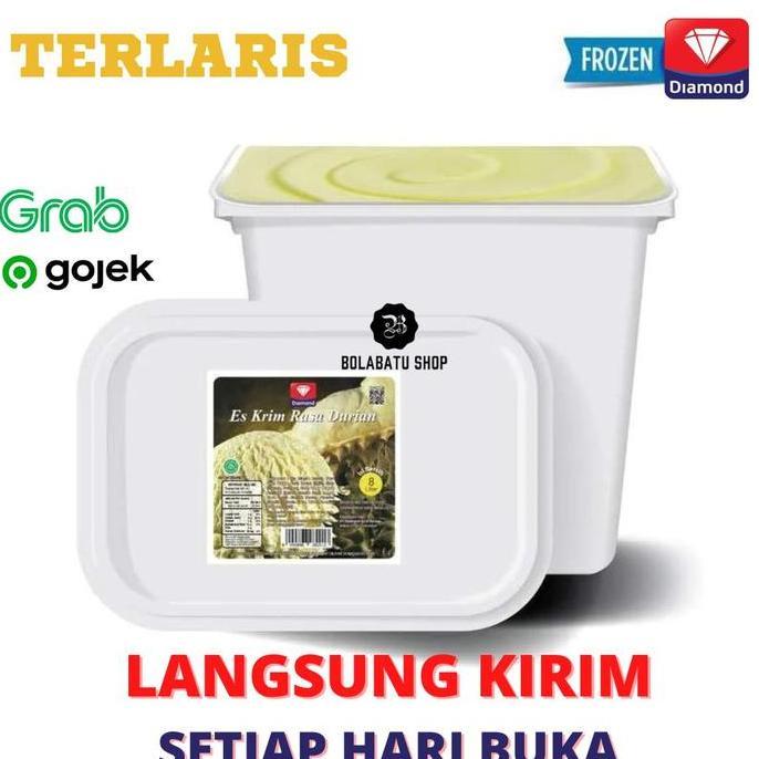 Es Krim Durian Duren 8L Pail Diamond Langsung Kirim Termurah Bandung