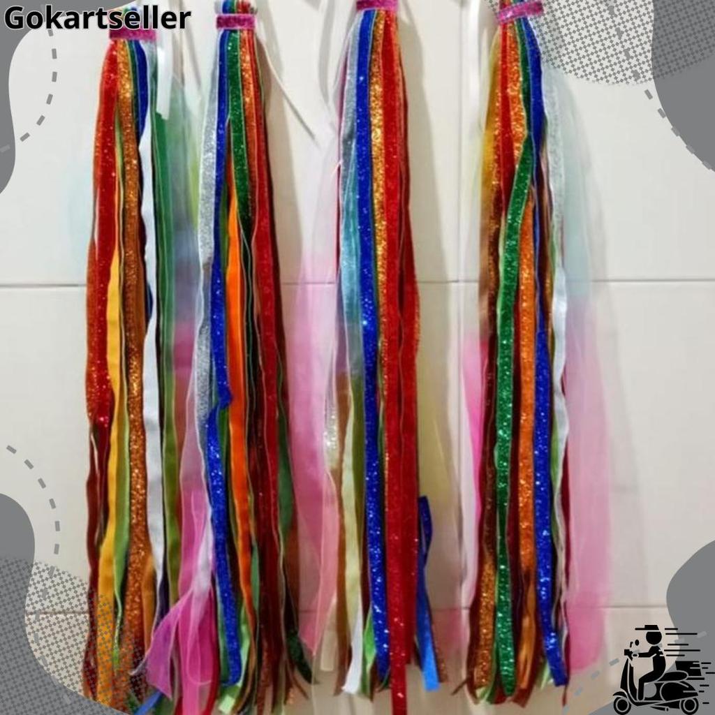 Tassel Rumbai Tamborin Gereja Pita Bludru Alat Tari Produk baru