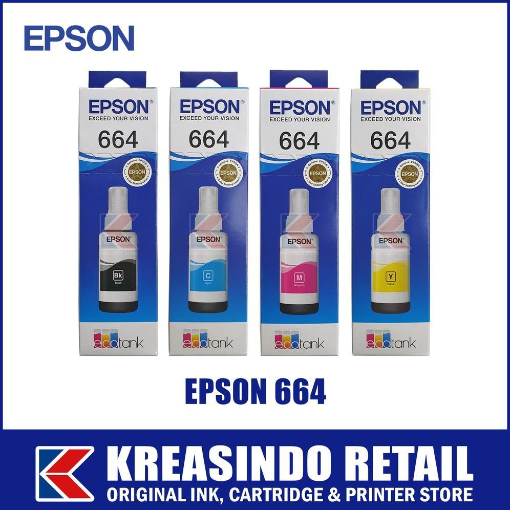 Tinta Epson 664 / T664 Original (L120 L121 L1300)