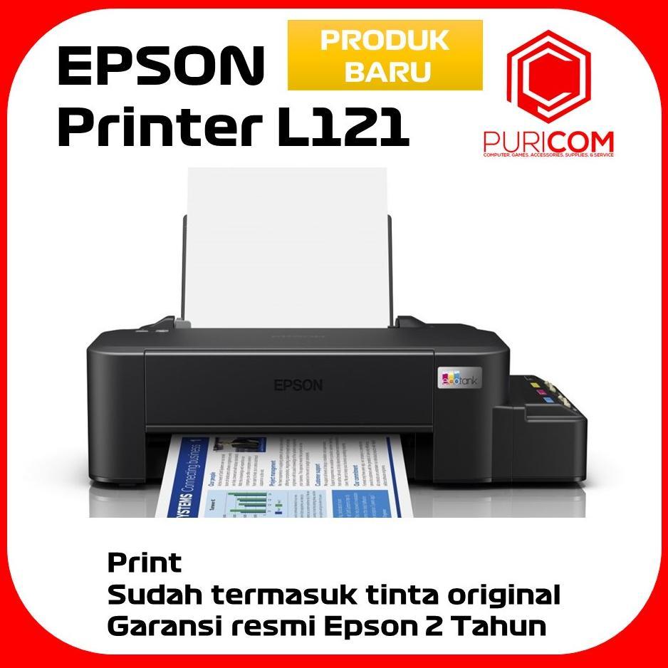 Printer Epson L121 resmi incl Tinta ori Lengkap Pengganti L120