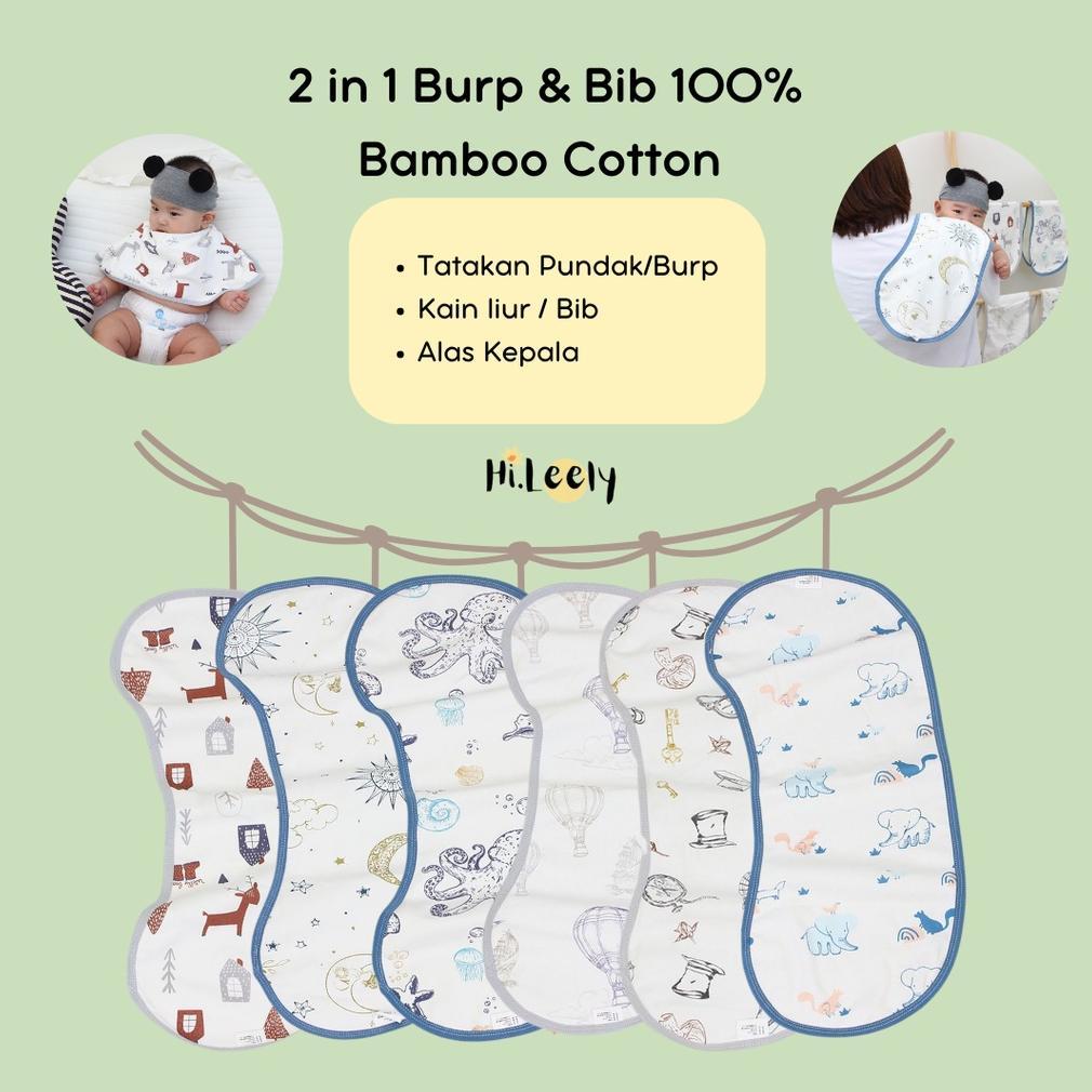 BIB & BURP PREMIUM WATERPROOF & BAMBOO COTTON, BURP MULTIFUNGSI, CELEMEK BAYI