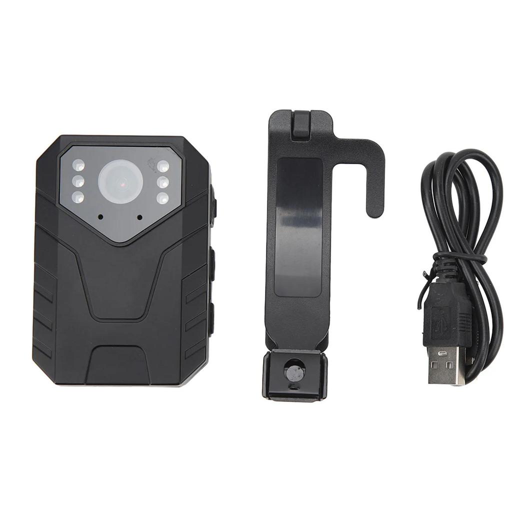 Body Mounted Video Camera Wearable Camera 4K Clip Camera 4K Body Wearable Camera with Clips Portable