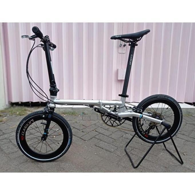 Terlaris Sepeda Lipat Fnhon Gust 16" - Merah