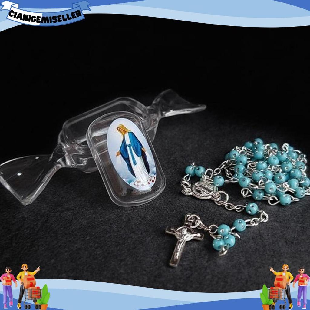 Kalung Rosario Anak Permen Mungil Kecil Mini Katolik Doa Aesthetic Kekinian Viral Bebas ongkir