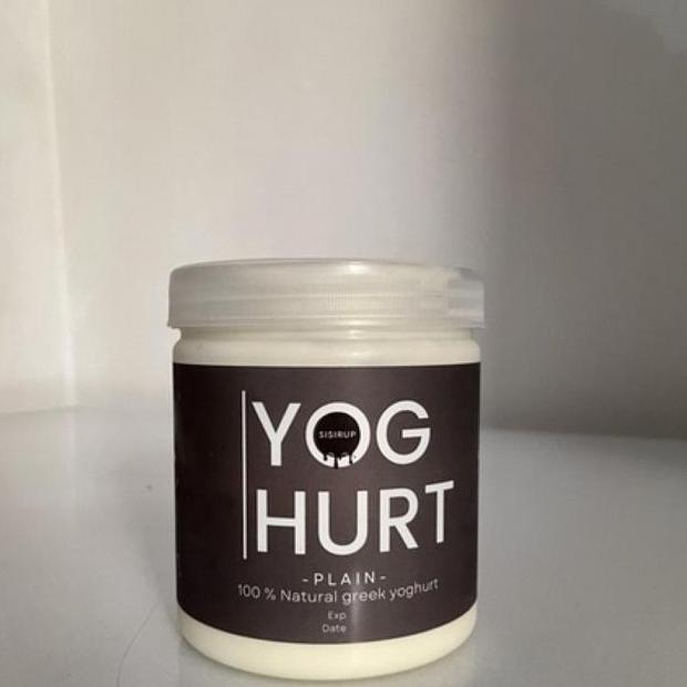 Expert- Greek Yoghurt Plain 500 GR / Homemade Greek Yoghurt Sisirup