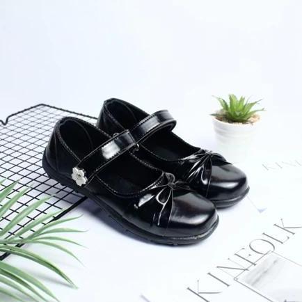 TERLARIS sepatu anak perempuan / sepatu pantofel anak perempuan TK-SD pita Kaki sepatu anak jelly RE