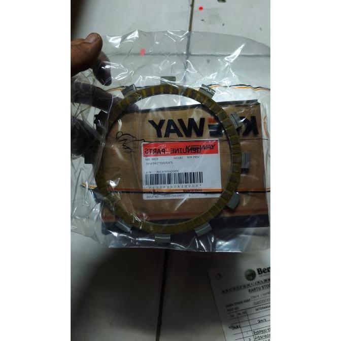 New Item, Sparepart Keeway Scr 250V - Friction Plate / Kampas Kopling P0130900420000