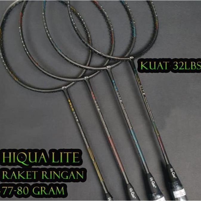 Raket Badminton HIQUA HI-QUA LITE GOLD/CHAMO/BLUE/RED LITE RINGAN 5U