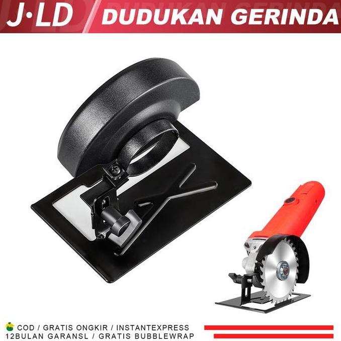JLD Adaptor Gerinda ke Circular Saw Dudukan Gerinda Bracket Tangan Circular Saw Stand Holder