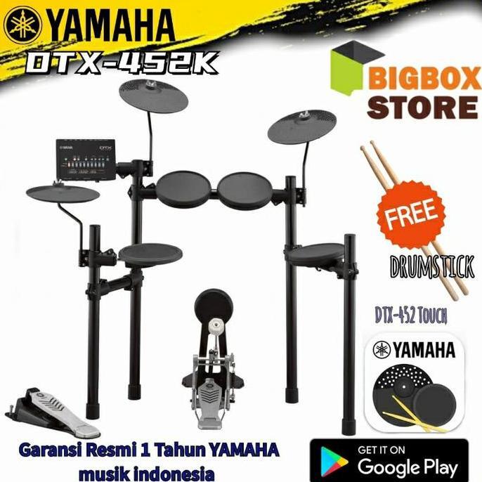 Drum Elektrik Yamaha DTX-452K / DTX 452K / DTX452 / DTX452K