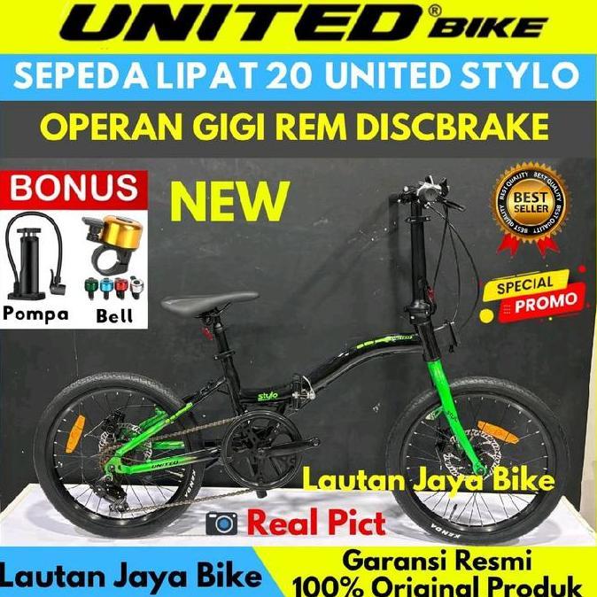 Terlaris Sepeda Lipat 20 Inch United Stylo