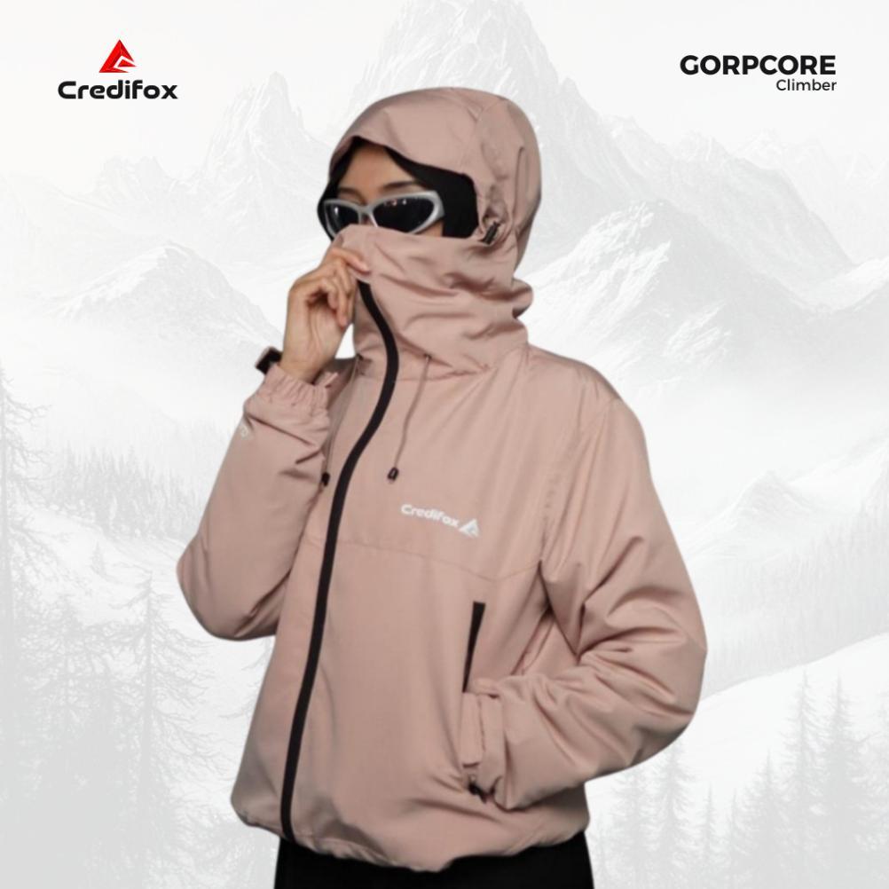 CREDIFOX Jaket Gorpcore Climber Series - Jaket Gunung Gorpcore - Gorpcore Jacket