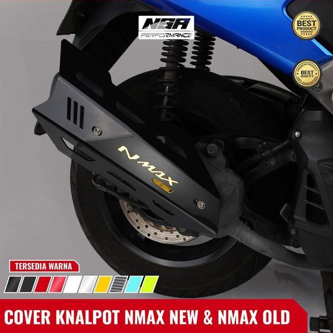 NEW NSA TUTUP KNALPOT NMAX OLD 2015-2019 COVER KNALPOT NMAX NEW 2020-2023 AKSESORIS NMAX COVER KNALP