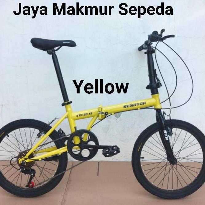 Terlaris Sepeda Lipat 20 Senator Single Sperd