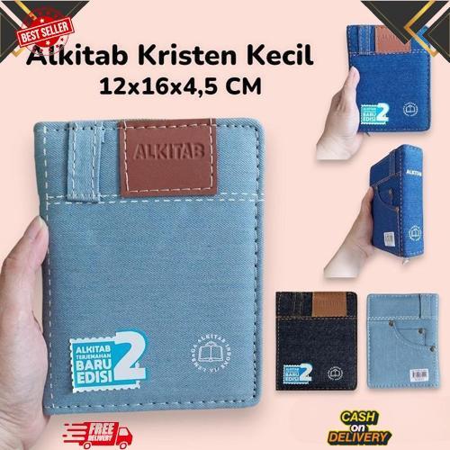Alkitab Kristen Kecil Sampul TB2 034 Jeans Pocket Terjemahan Baru 2 LAI Anak Mini LAI Top Seller