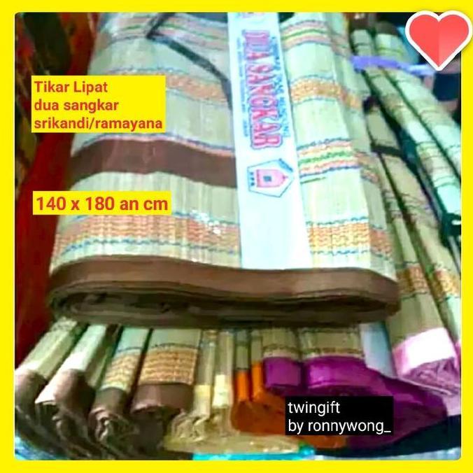 Tikar Lipat/TIKAR MENDONG, Model Tas, Dua Sangkar,  Ramayana atau Srikandi.