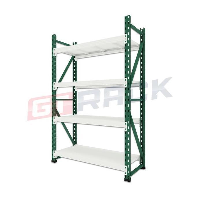 Dkrs- Rak Gudang Besi Gt Rack Gt215 Plus - 200Kg 4 Susun 2 Meter Lebar 40Cm Panjang 150Cm - Barang T