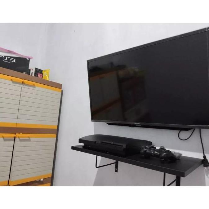 Dkrs- Rak Dinding Minimalis Ambalan Siku Besi Hiasan Papan Hambalan Kayu Laci Melayang Dinding Ukura