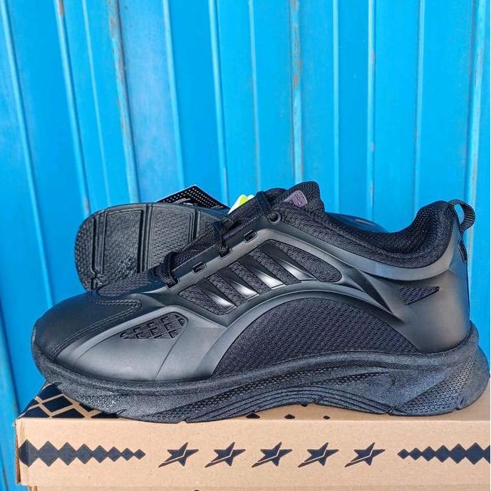 Sepatu Pro Att SKU 3100 Full Hitam Tali