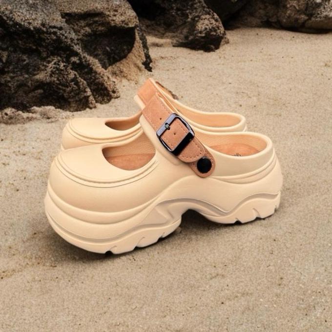 BELLE Sepatu Sandal Wanita Gasper Ringan Empuk Nyaman Bahan Karet Jelly Elastis Anti Slip Tahan Cuac