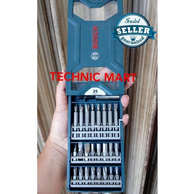 Mata Bor Obeng BOSCH 25 pcs Mini X-Line Screwdriver Bit Set mata bor bosch Promo