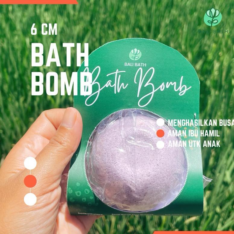 NEW! BaliBath Bath Bomb Busa Bubble Bath Bomb Mandi Busa Berendam Relaksasi Besar Diameter 6cm Bali