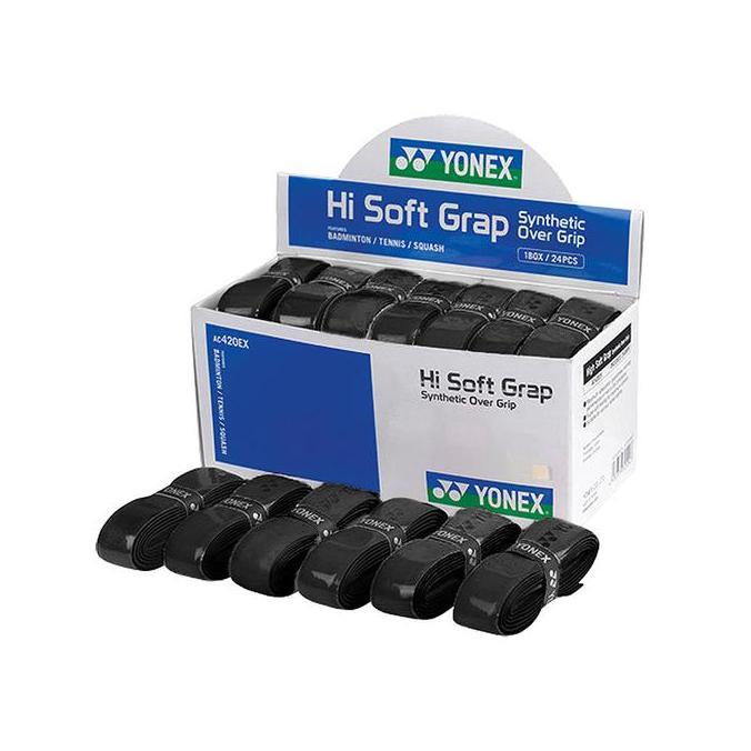 REPLMENT GRIP HI SOFT GRAP YONEX AC 420 EX AC420 EX BLACK