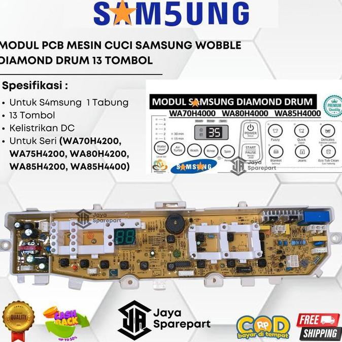 Modul PCB Mesin Cuci S4msun9 WOBBLE WA70H4200 WA75H4200 WA80H4200 WA70H4000SG/SE WA85H4400SS WA80H40