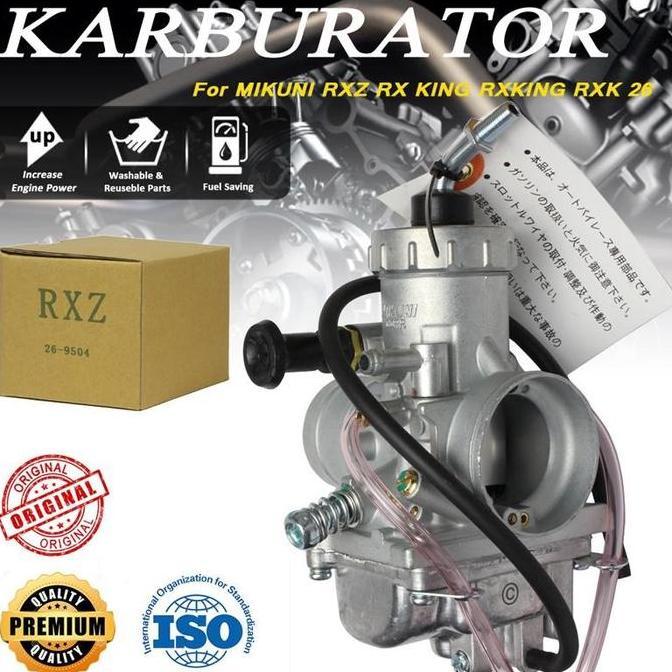 CARBURETOR KARBURATOR KARBU RXZ RX KING RXKING RXK 26 MIKUNI CORP STANDAR KUALITAS ORIGINAL GRADE A 