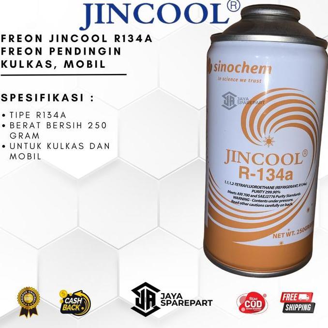 Freon Jincool R134A Freon Pendingin Kulkas, Mobil RESTOCK