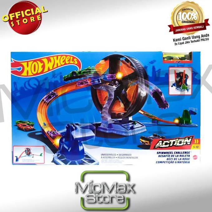LIMITED EDITION Hot Wheels Hotwheels Action Spinwheel Challenge Track Mainan Mobil