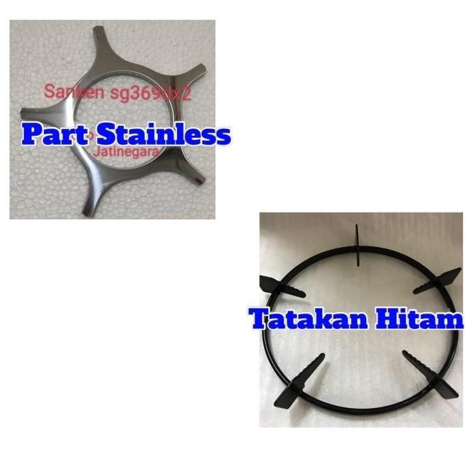 Tatakan Tungku Kaki 5 Tatakan Stainless Sanken Kompor SG369DX2 SG 369 TERMURAH