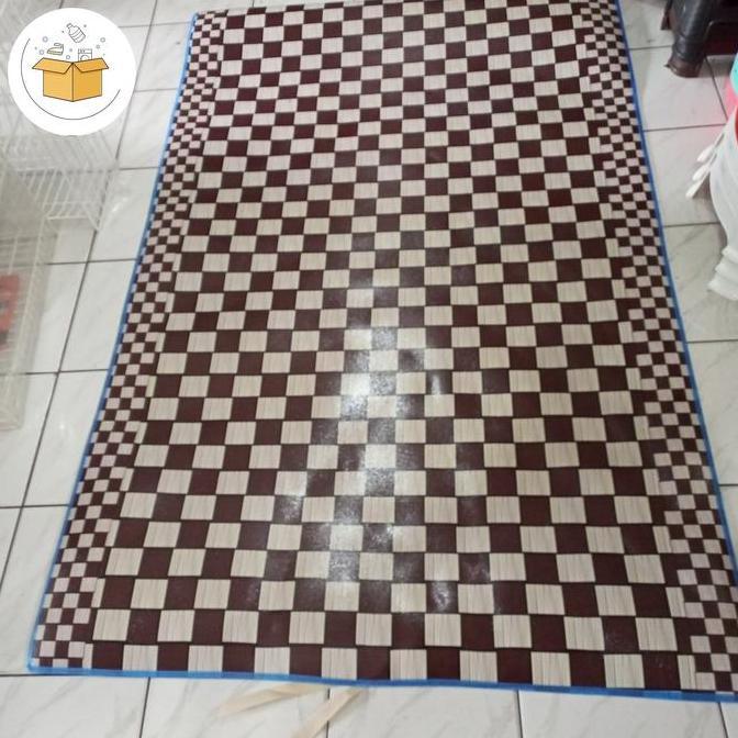 Tikar Lantai Plastik Tebal 3mm 160x200/Karpet Matras Alas Spon Lantai