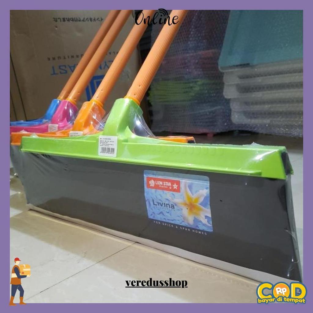 Lion Star - Pel Karet Dorong Lion Star Pel Karet Gagang Panjang Wiper Lantai Dorongan Air Cod