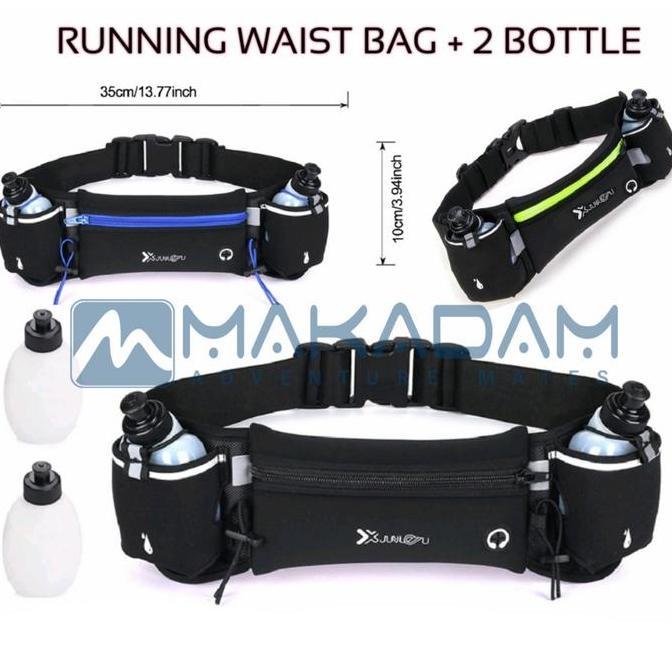 waist bag trail running tas pinggang olahraga joging botol minum