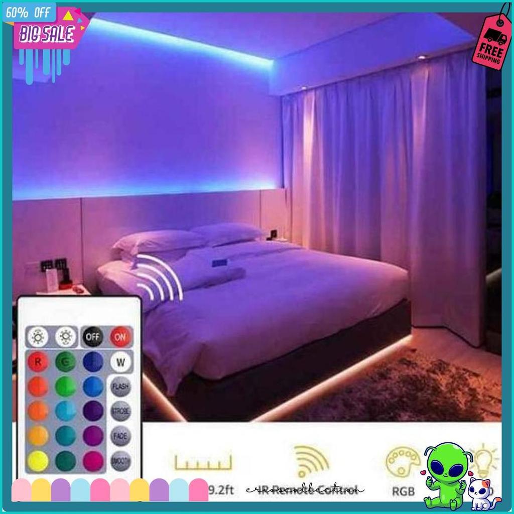 Diskon Kemerdekaan [Waterproof] Lampu Led Strip Rgb 16 Warna Lampu Kamar Neon Tiktok Rs00