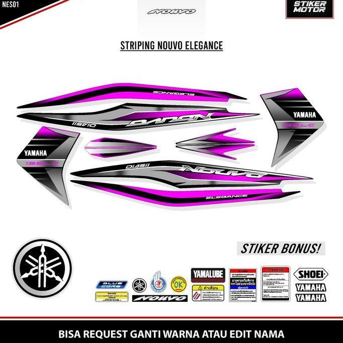 Expert- STRIPING NOUVO ELEGANCE GRAFIS STICKER NOUVO LC NOUVO 135 NOUVO